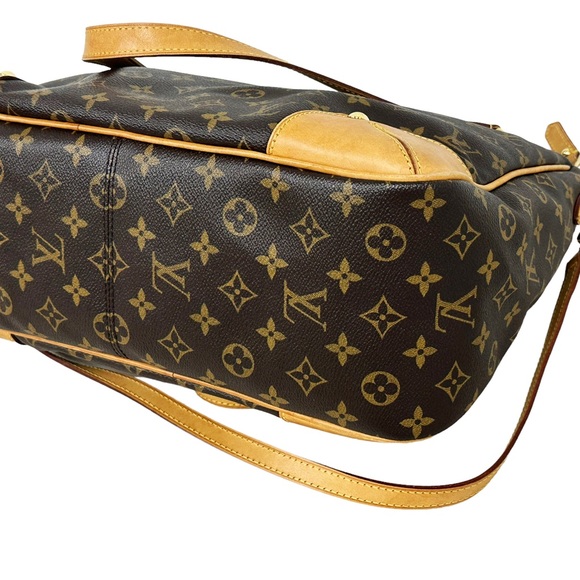 Louis Vuitton Estrela MM Tote Crossbody Handbag Monogram Brown Canvas - Picture 13 of 15